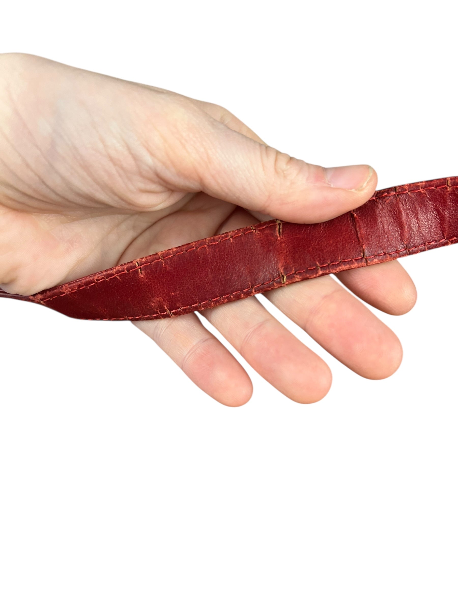 Fendi Baguette Red Suede