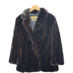 Moonbat Vintage Black Fox Fur Coat
