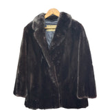Moonbat Vintage Black Fox Fur Coat