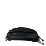 Chanel Vintage Black Quilted Leather CC Camera Bag 1989