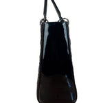 Christian Dior Black Cannage Quilted Leather Medium Lady Dior Handbag