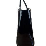 Christian Dior Black Cannage Quilted Leather Medium Lady Dior Handbag