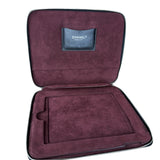 Chanel Black Quilted Caviar Leather Tablet Clutch Case