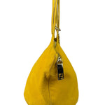 Fendi Yellow Leather Shoulder Bag
