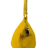 Fendi Yellow Leather Shoulder Bag