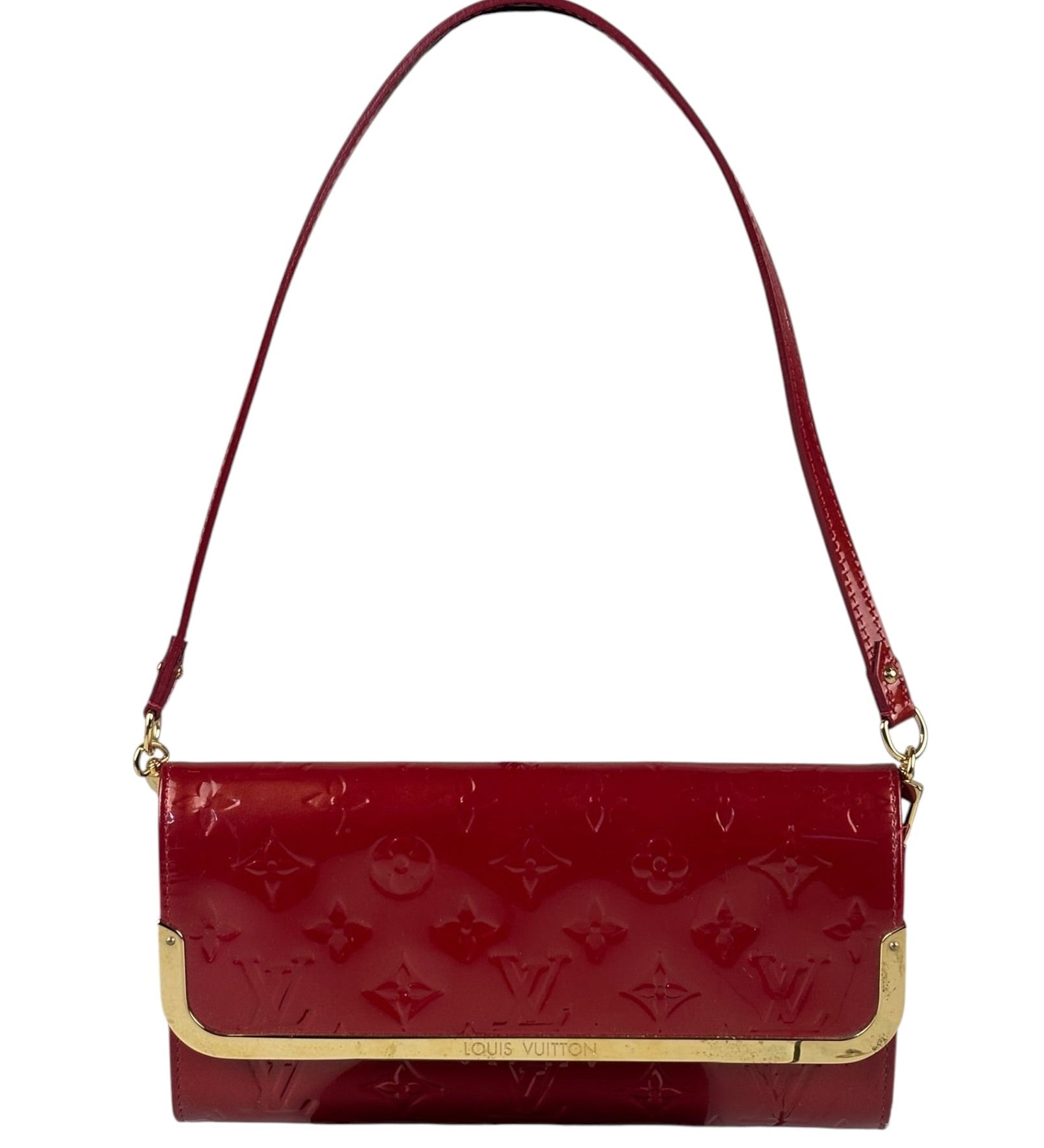 Louis Vuitton Monogram Vernis Red Rossmore Pochette