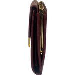 Cartier Burgundy Leather Trifold Long Wallet