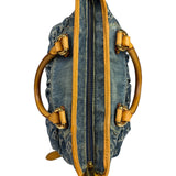 Louis Vuitton Denim/Leather Trim Monogram Neo Cabby Handbag