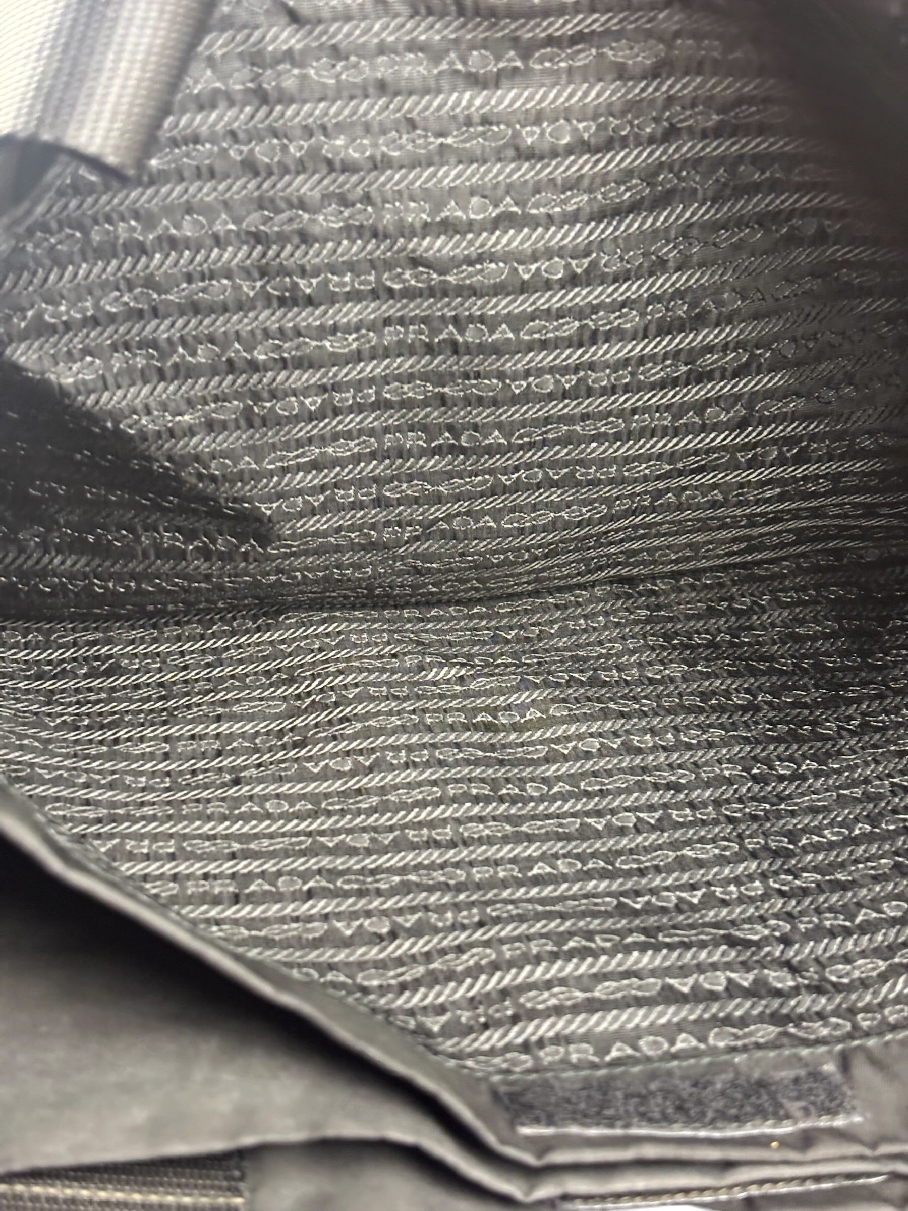 Prada Black Tessuto Nylon Tote Bag