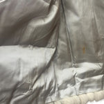Saga White/Grey Fox Fur Coat
