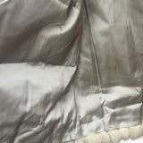 Saga White/Grey Fox Fur Coat
