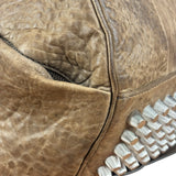 Alexander Wang Tan Beige Leather Rocco Satchel Two-Way Bag