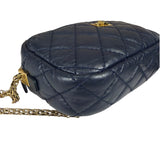 Chanel Navy Quilted Lambskin Small Camera Bag 2019