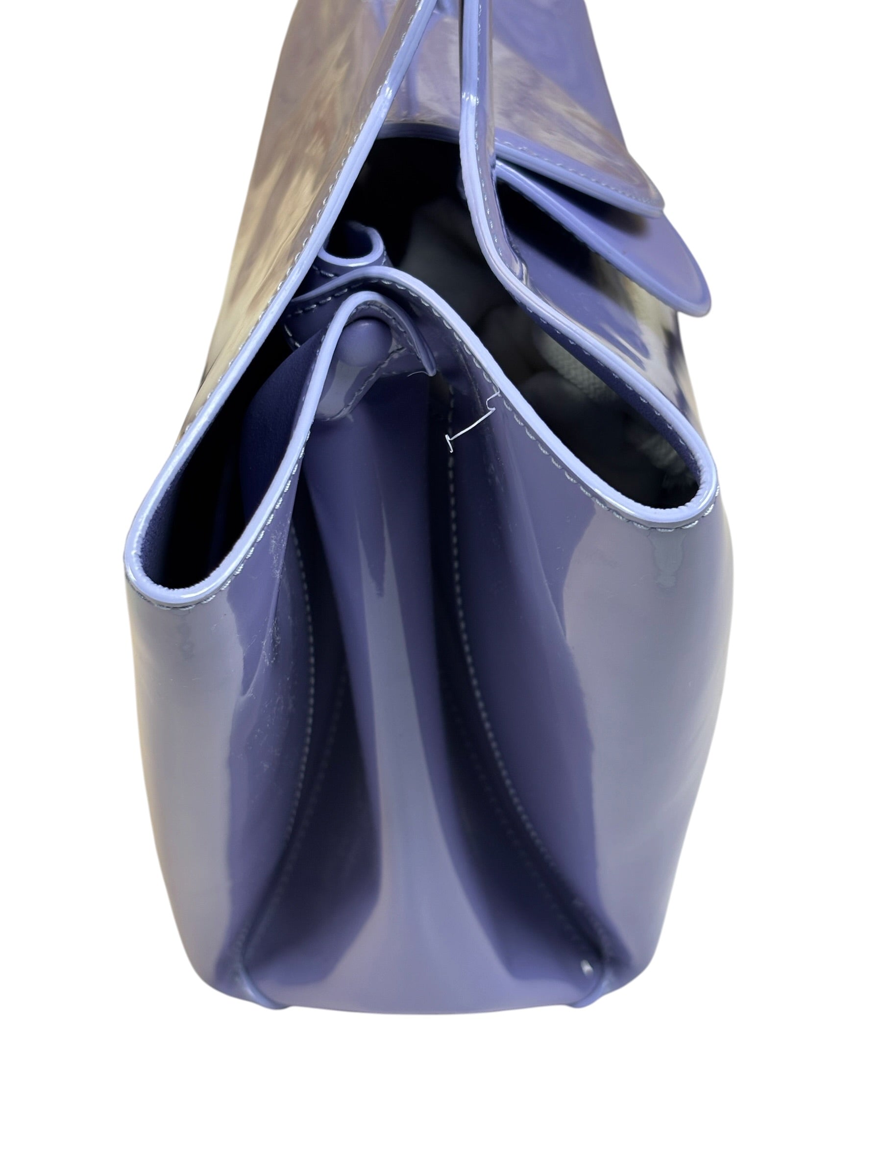 Bottega Veneta Lilac Patent Leather Doll Small Tote