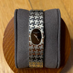 Christian Dior Black Oval Dial Steel Band
