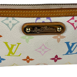 Louis Vuitton White Leather Milla Pochette MM