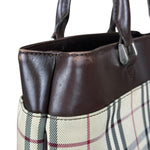 Burberry Vintage Canvas Nova Check Tote