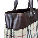 Burberry Vintage Canvas Nova Check Tote