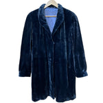 Vintage Dark Blue Mink Mid Length Fur Coat