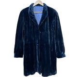 Vintage Dark Blue Mink Mid Length Fur Coat