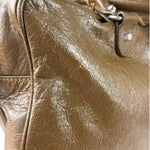 Balenciaga Brown Motocross Classic Travel Bag