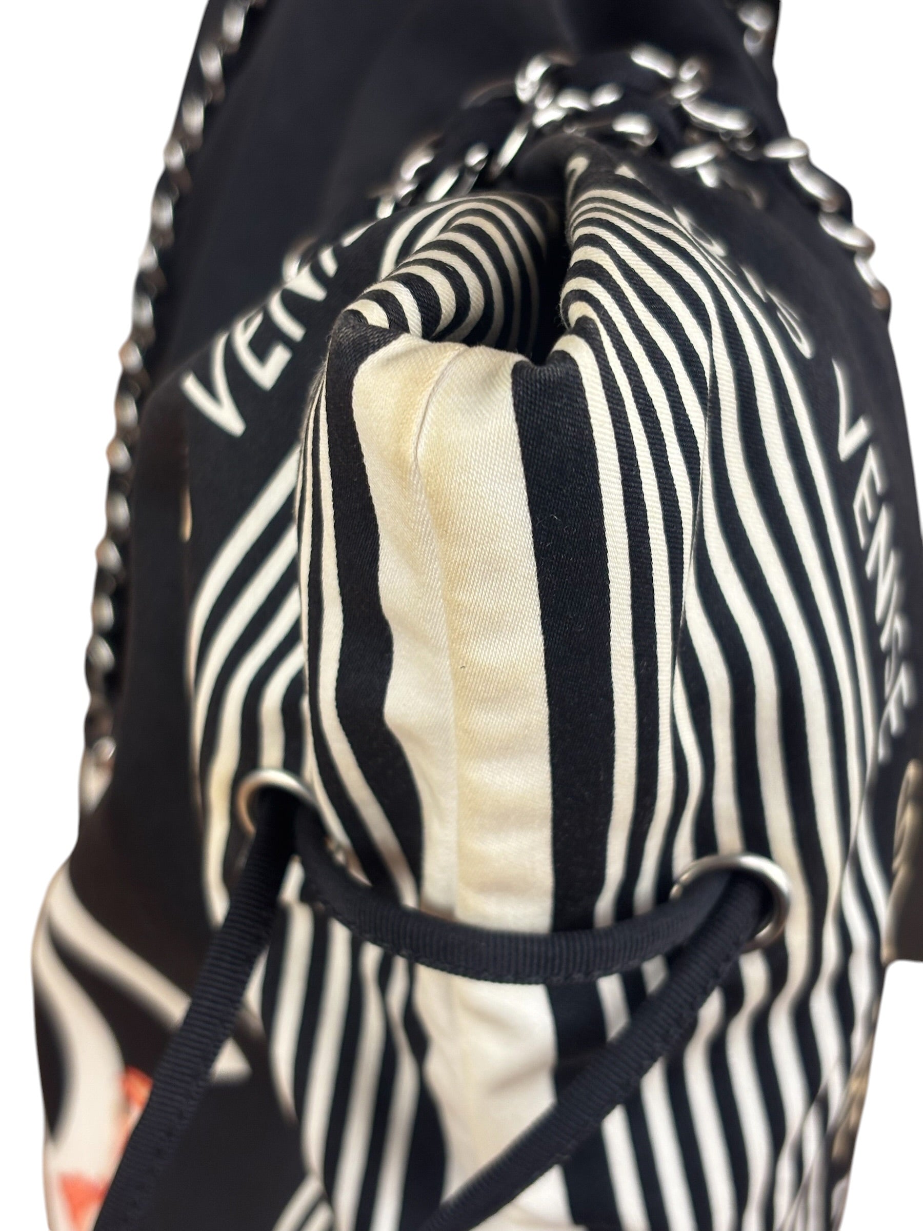 Chanel Multicolor Paris-Venice Bon Bon Printed Chain Tote Bag 2010