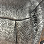 Tory Burch Black Marion Whipstitch Flap Shoulder Bag