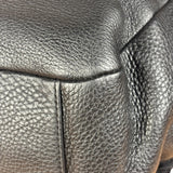 Tory Burch Black Marion Whipstitch Flap Shoulder Bag