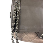 Chanel Bicolor Quilted Leather Chain Flap Bag 2011