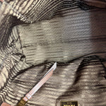 Prada Vintage Jacquard Logo Tote Brown