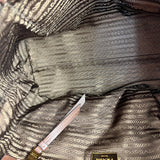 Prada Vintage Jacquard Logo Tote Brown