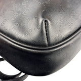 Gucci Vintage Micro GG Black Leather Shoulder Bag