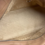 Chanel Beige Caviar Chocolate Bar Boston Bag