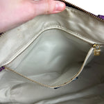 Loewe Vintage Purple Anagram Shoulder Tote