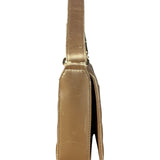 Chanel Gold Calfskin Chocolate Bar Shoulder Bag 2002