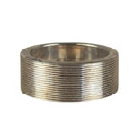 Gucci Silver Wide Flat Subtle Brushed Ring