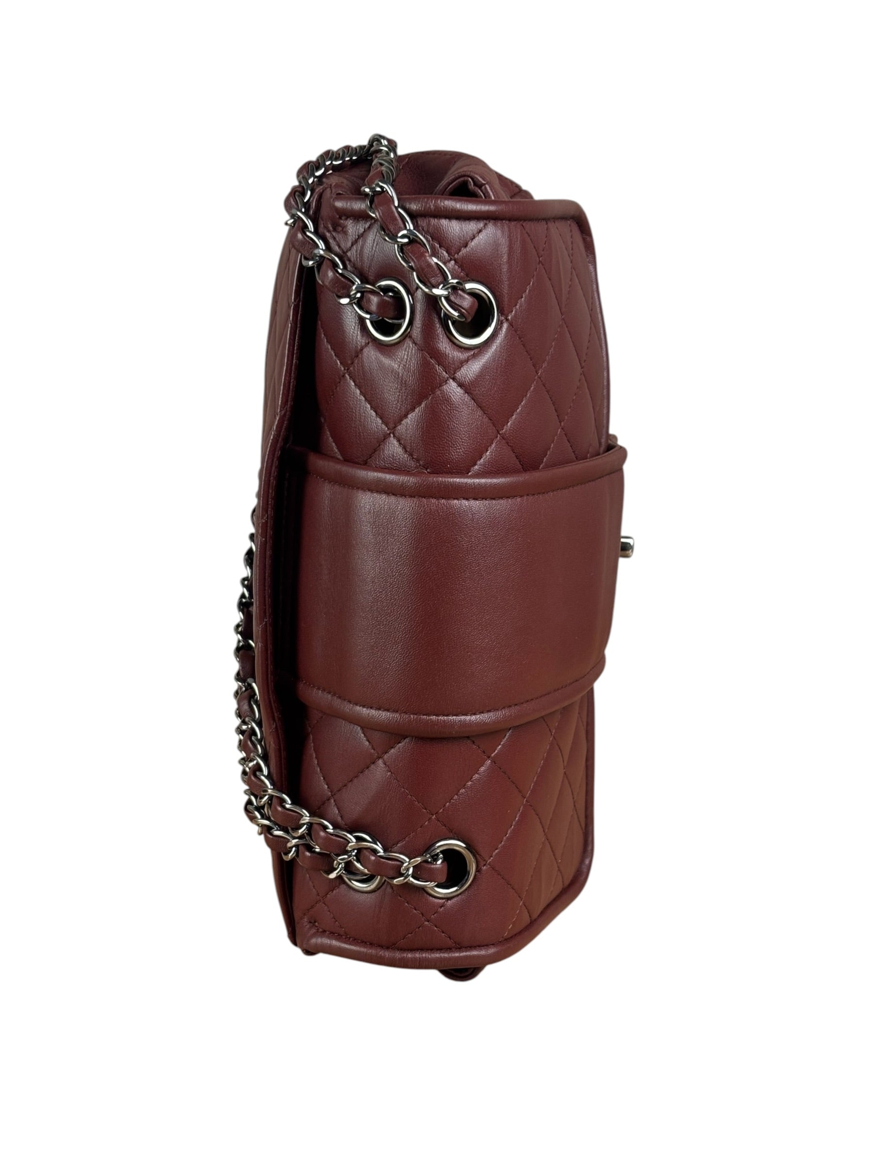 Chanel Burgundy Elementary Chic Flap 2018