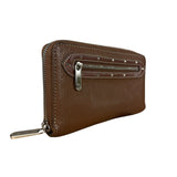 Louis Vuitton Brown Leather Suhali Zippy Wallet