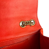 Chanel Red Metallic Evening Star Flap Bag 2008