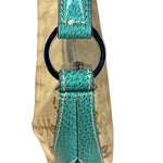 Gucci GG Vintage Canvas Turquoise Trim Hobo Bag