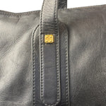 Loewe Vintage Black Calfskin Carryall Handbag
