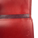 Givenchy Vintage Red Leather Trifold Wallet