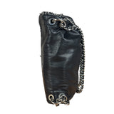 Chanel Black Classic Flap Tweed Shoulder Bag 2010