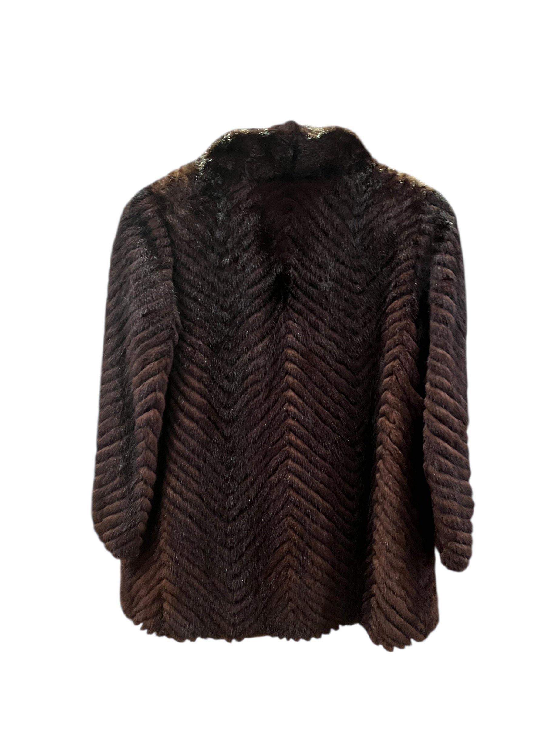 Joséphine Vintage Brown Fur Coat
