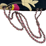 Chanel Multicolor Canvas Bird Print 2.55 Flap 2001