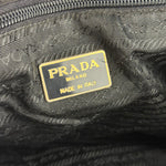 Prada Vintage Black Nylon Drawstring Backpack