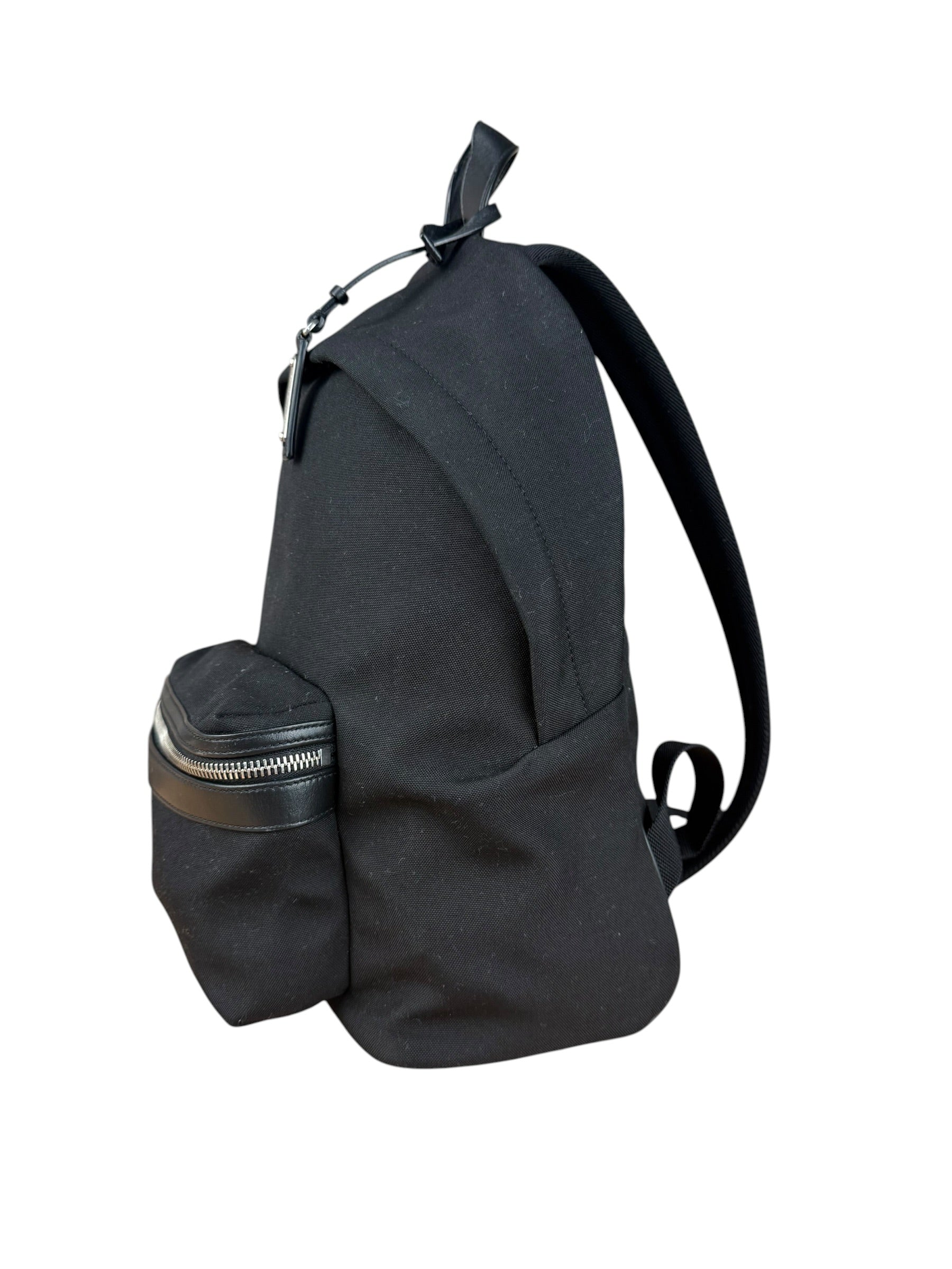 Saint Laurent Black S Canvas Backpack