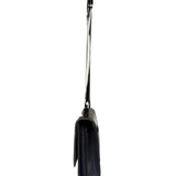 Gucci Grey Patent Leather Flap Mini Shoulder Bag