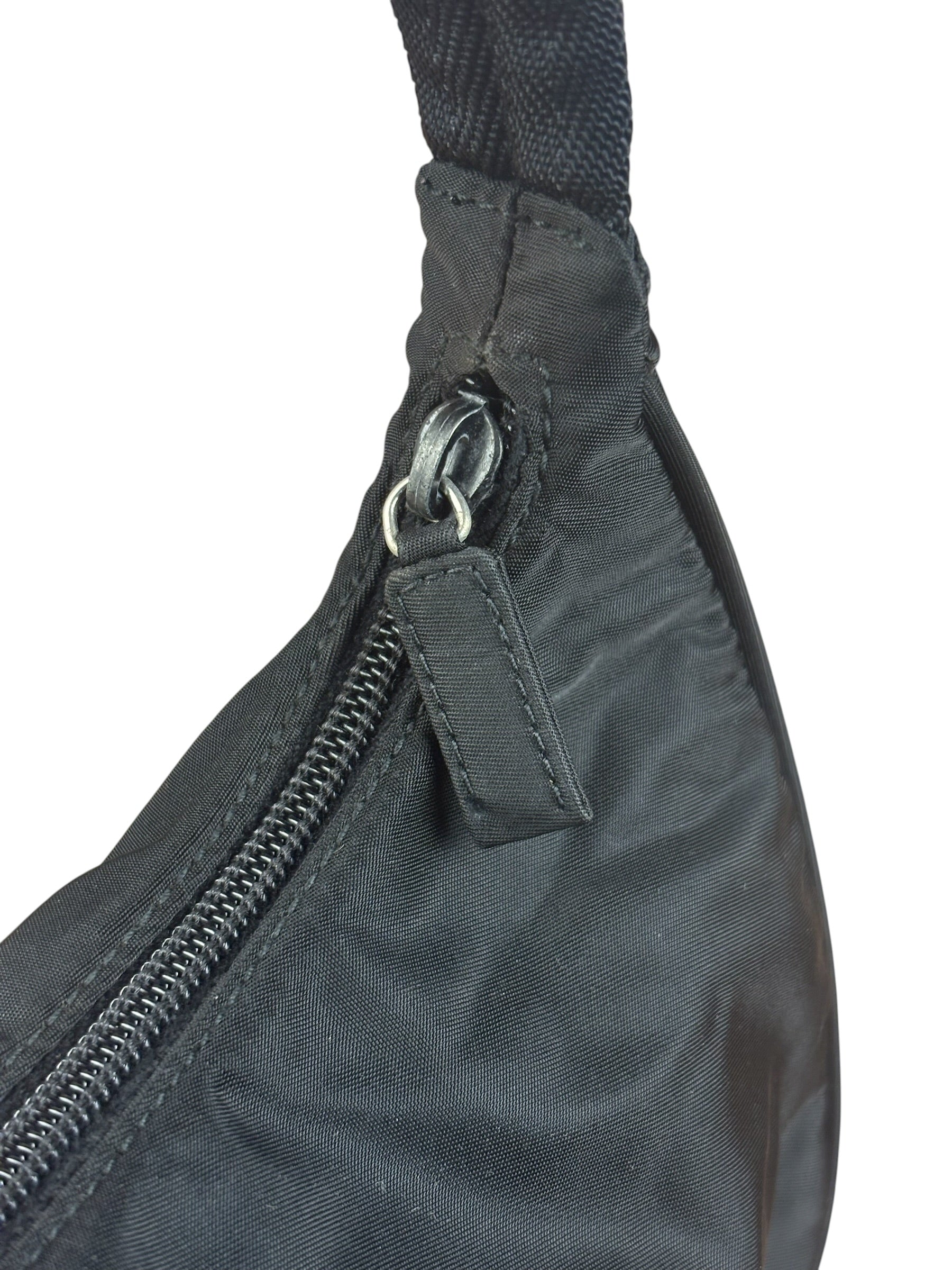 Prada Black Tessuto Nylon Shoulder Bag