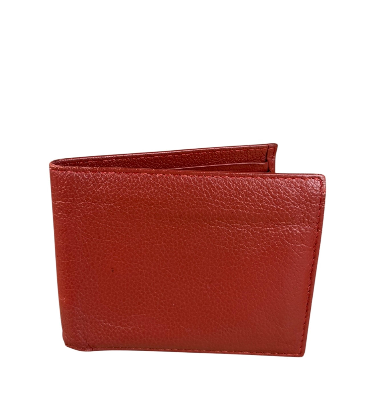 Rolex Red Leather Bifold Wallet